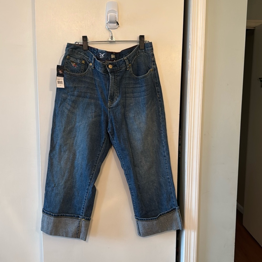 American Living stretch women capri jeans  size 12